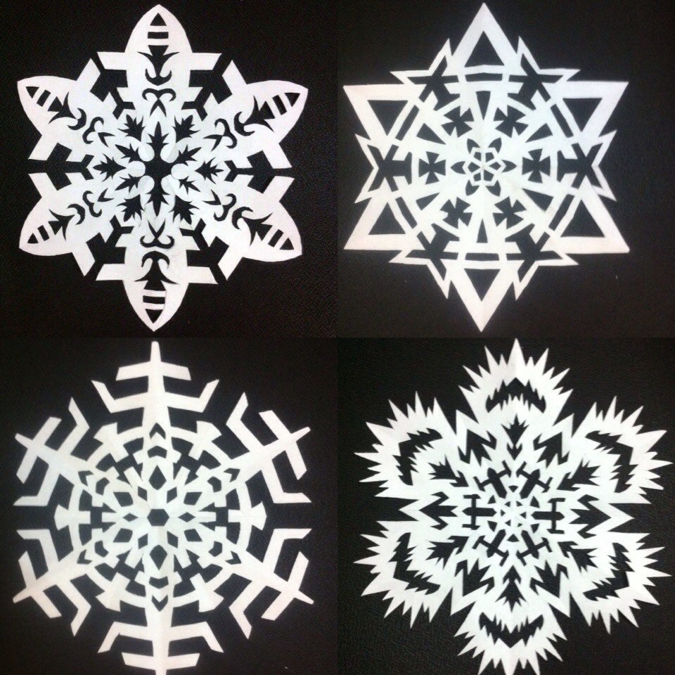 Snowflakes, part 2 - My, Snowflake, Paper, Needlework without process, Needlework, New Year, Crafts, Longpost