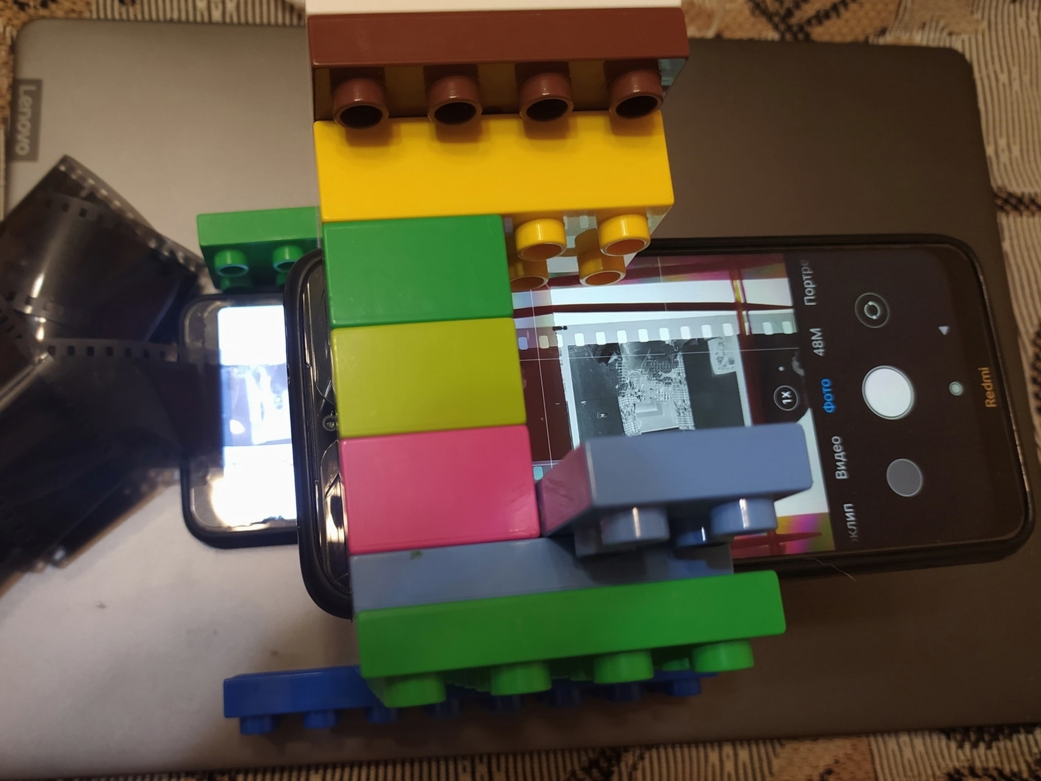 LEGO Film Scanner - My, Telephone, Scanner, camera roll, The photo, Lego, Longpost