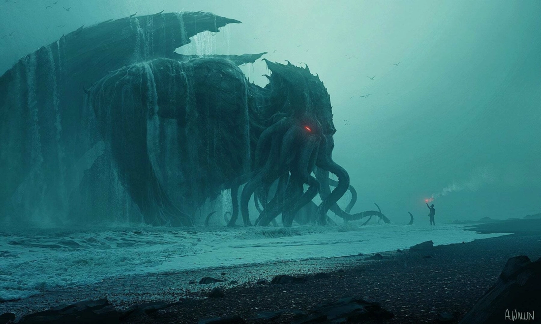 At the bottom of madness: who rules the oceans in Lovecraft's universe. Part 1 - Howard Phillips Lovecraft, Horror, Cthulhu, Books, Longpost