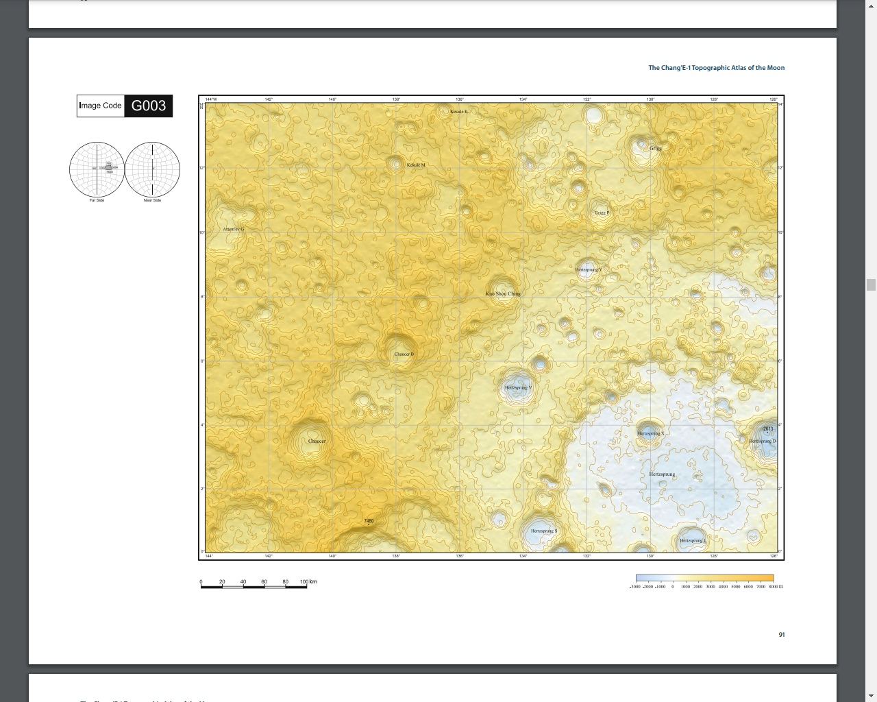 Rumker Peak and the 2016 Chinese topographic atlas of the Moon - My, moon, Space, China, Astronomy, Atlas, Research, Observation, Telescope, Longpost