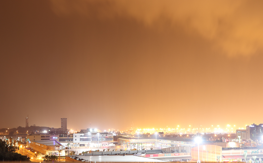 Thousand devils! Thunder and lightning over the port of Ashdod - My, The photo, Thunderstorm, Lightning, Longpost