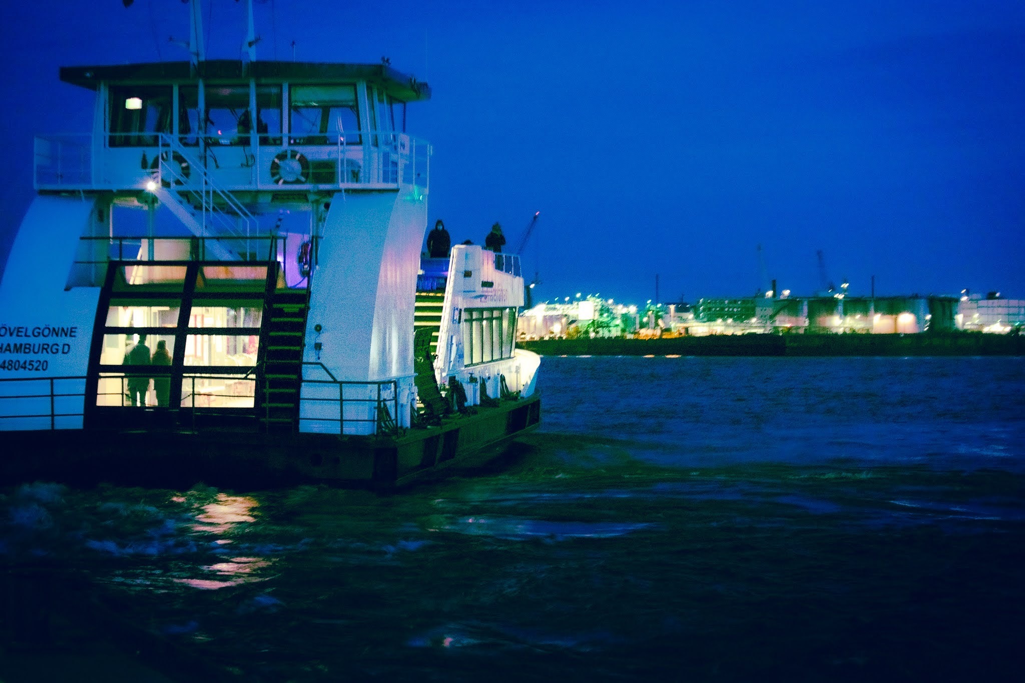 Hamburg port on a November evening - My, The photo, Hamburg, Germany, Port, Longpost