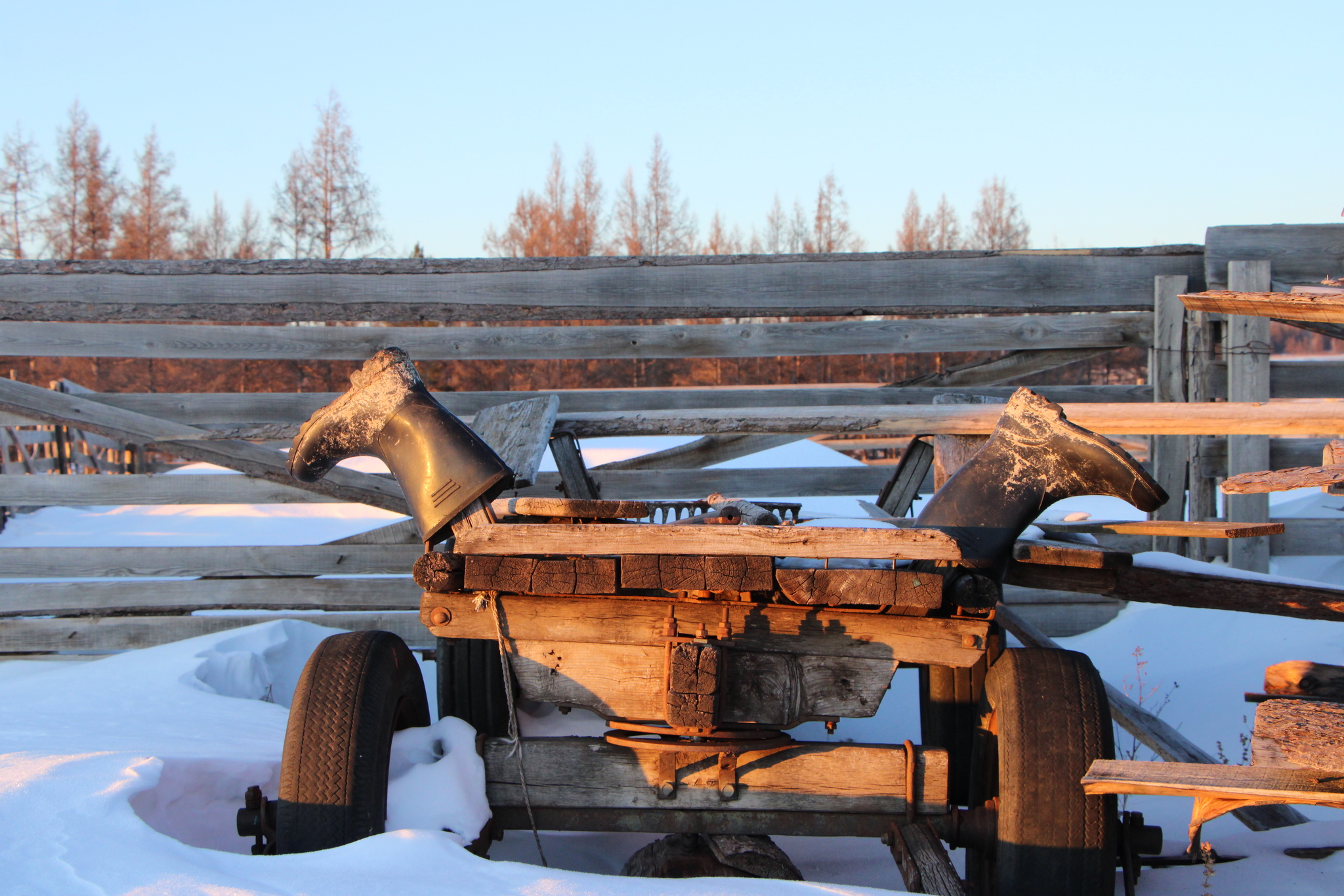 Siberia. Late autumn - My, Provinces, Devastation, Autumn, Siberia, Longpost