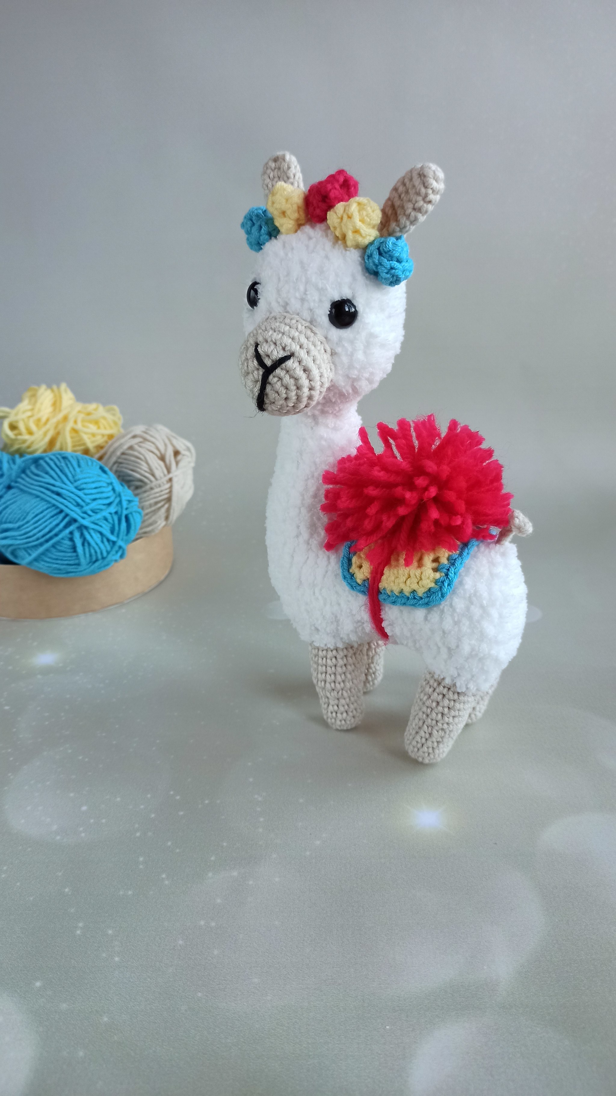 Llama from softie - Llama, Plush Toys, Bun, Plush, Toys, Soft toy, Knitting, Crochet, Author's toy, Knitted toys, Animals, Longpost