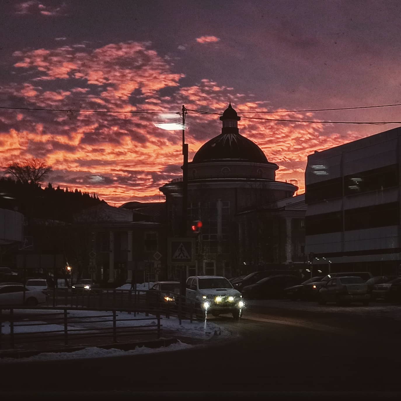 Закаты - Моё, Мобильная фотография, Закат, Ханты-Мансийск, Небо, Длиннопост, Фотография