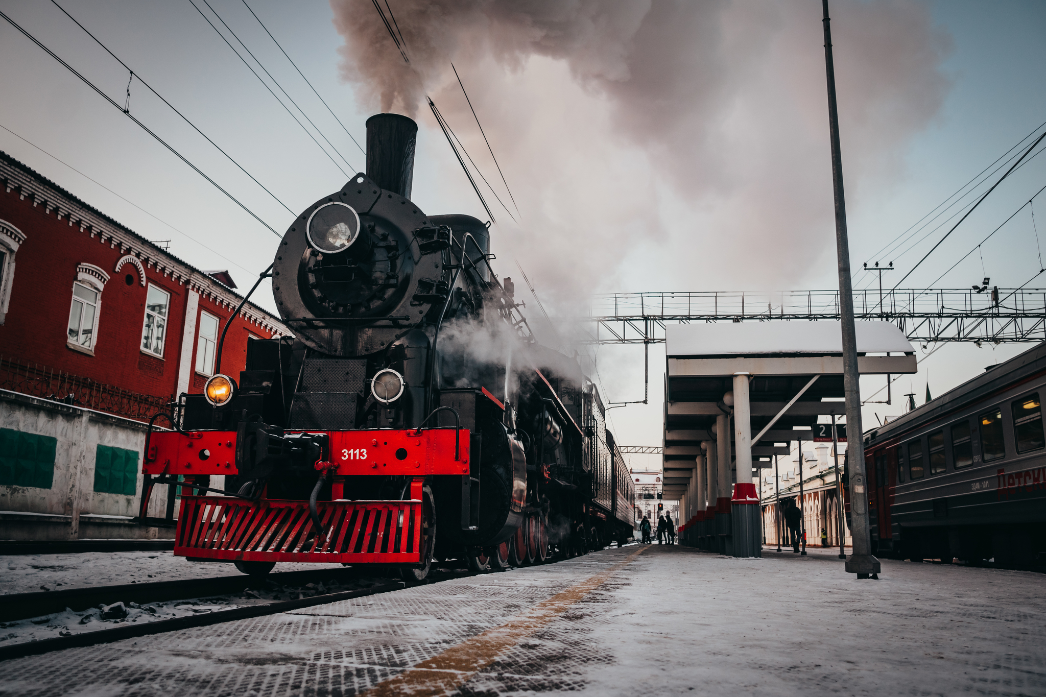 A piece of the past - My, Locomotive, Winter, The photo, Longpost