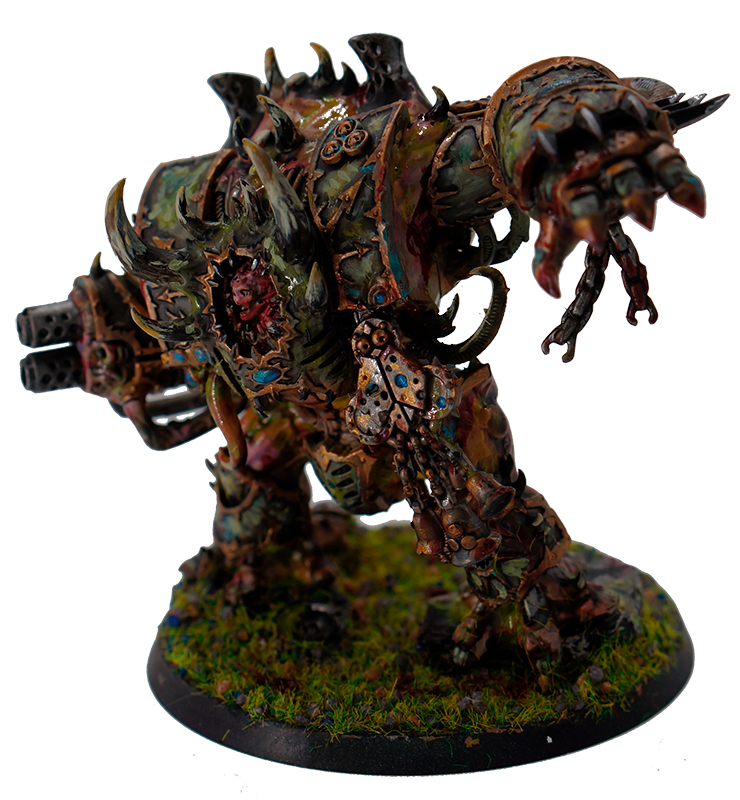 Hellbrute - Моё, Warhammer 40k, Hellbrute, Death Guard, Wh miniatures, Покраска миниатюр, Нургл, Длиннопост