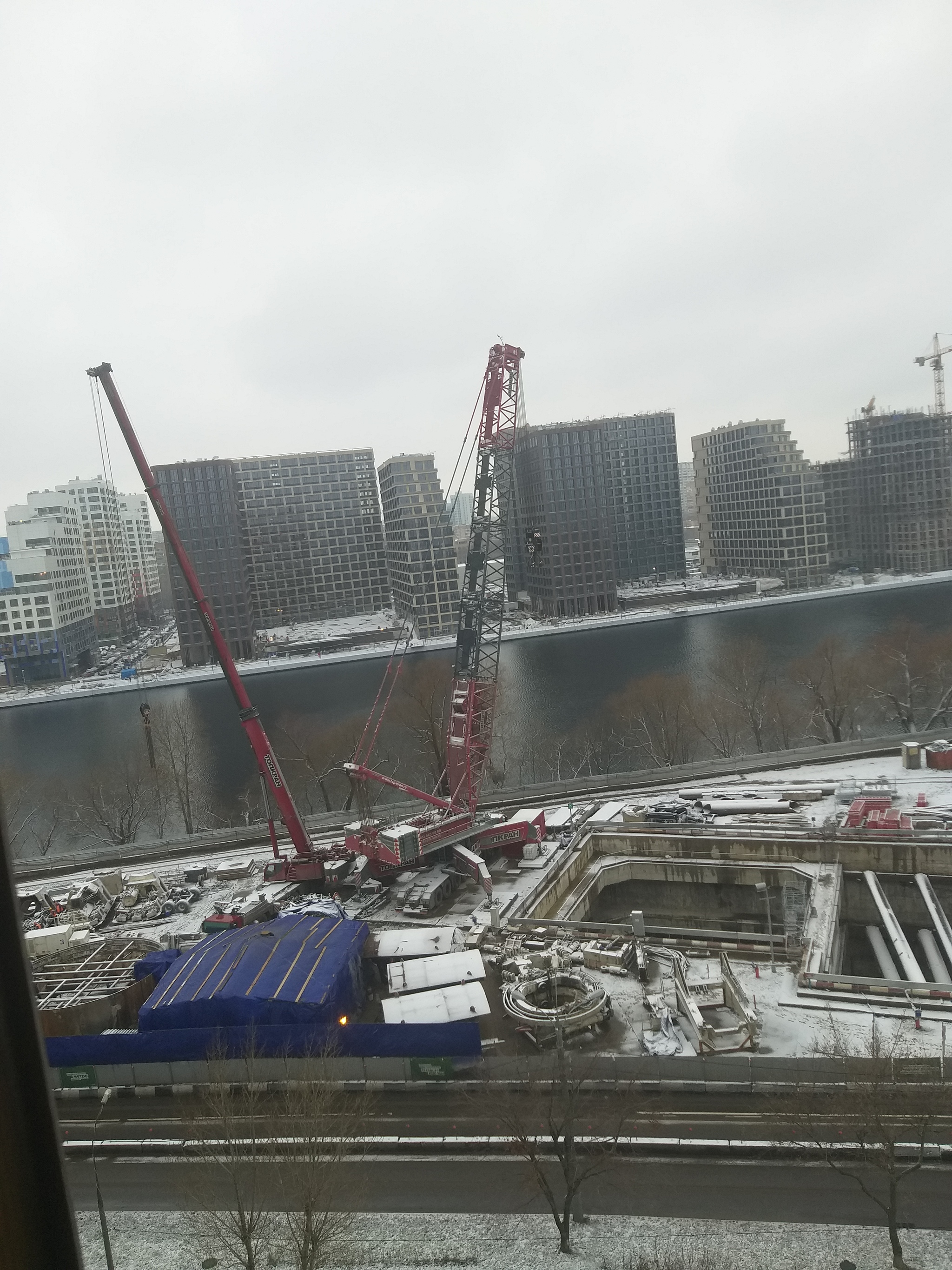 Construction of a metro station in front of my house - Moscow, Metro, Building, Tap, The photo, Longpost