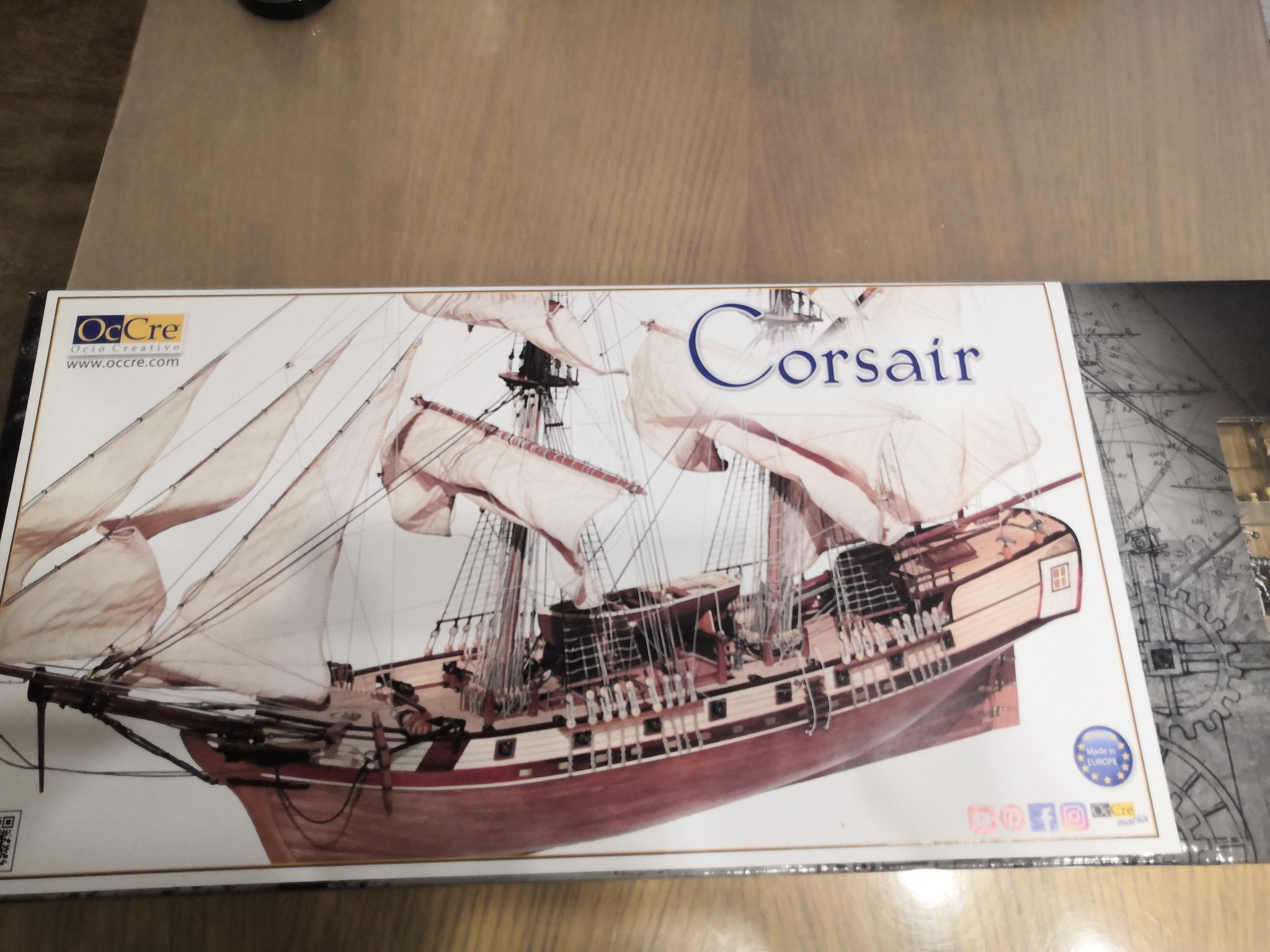 Corsair. Part 1: Unpacking - My, Models, Hobby, Stand modeling, Modeling, Ship, With your own hands, Longpost, Brigantine, Woodworking