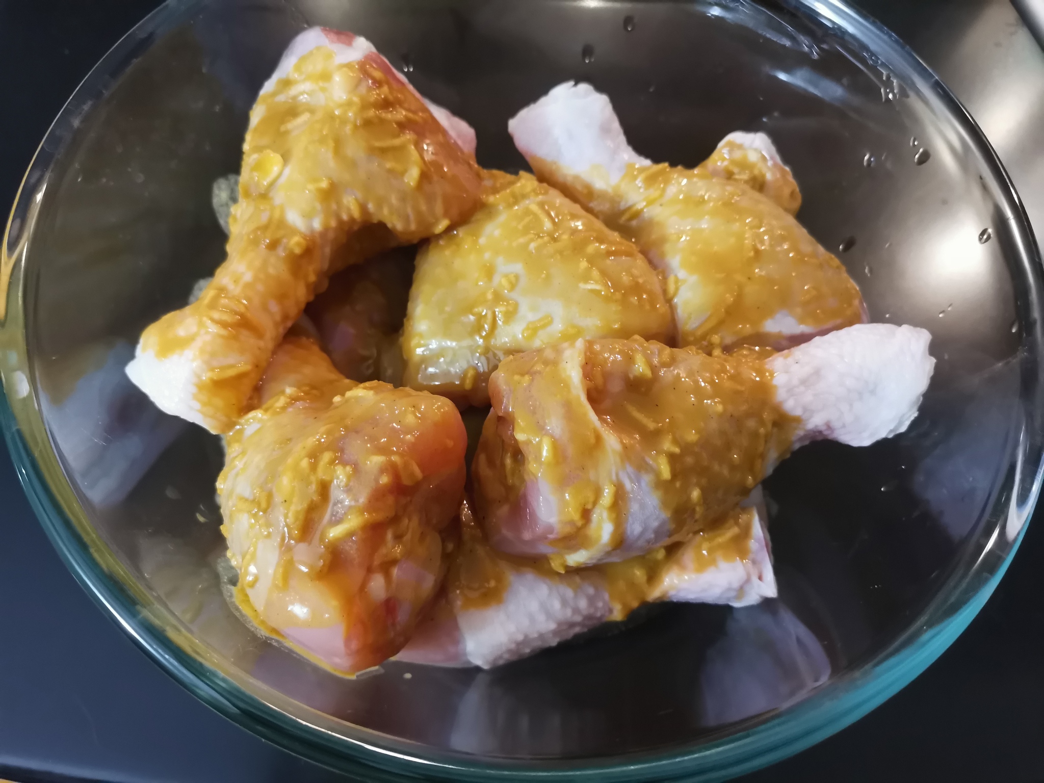 Cooking with corgi. Chicken legs in mustard sauce - My, Hen, Corgi, Cooking, League of Cooking, Yummy, Longpost, Recipe, Chicken legs, Chicken recipes