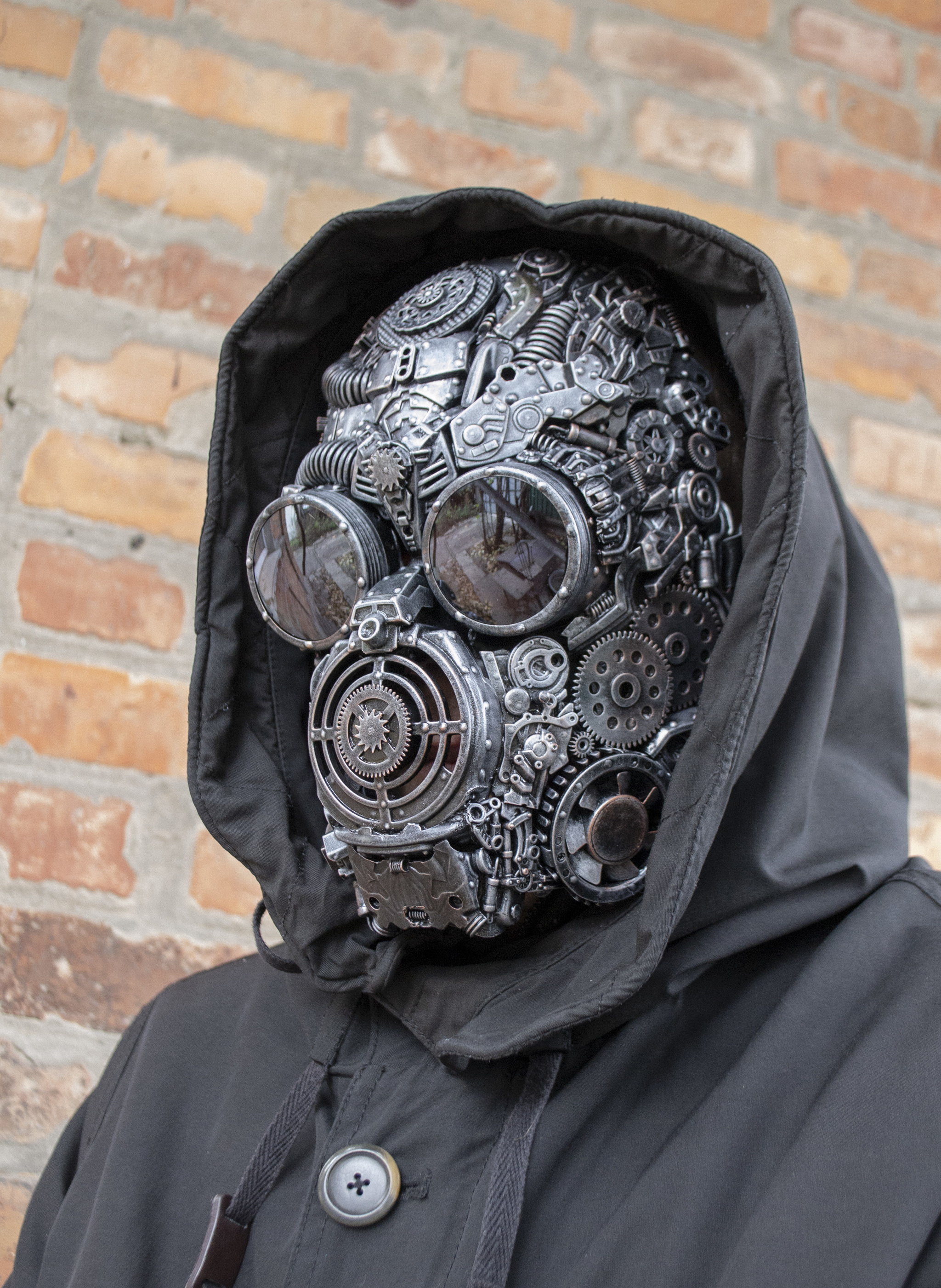 New masks - My, Friday tag is mine, Mask, Imitation, Steampunk, Needlework without process, Post apocalypse, Longpost