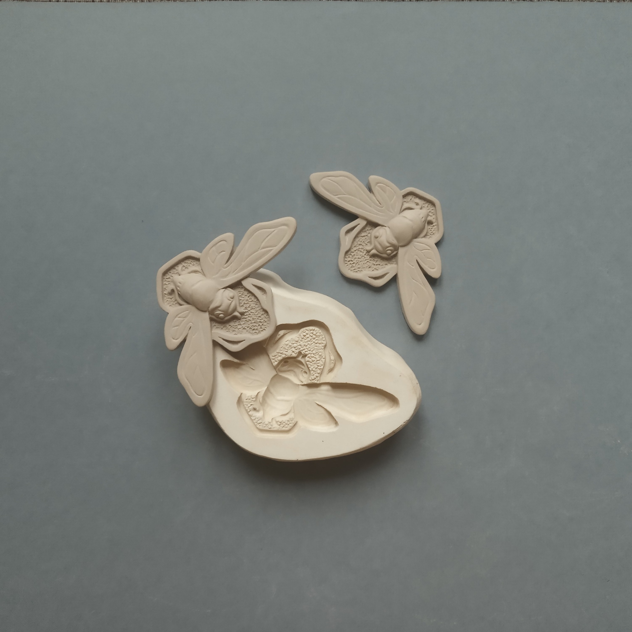 Ceramic cicada - My, Ceramics, Decoration, Hobby, Creation, Brooch, Pendant, Longpost