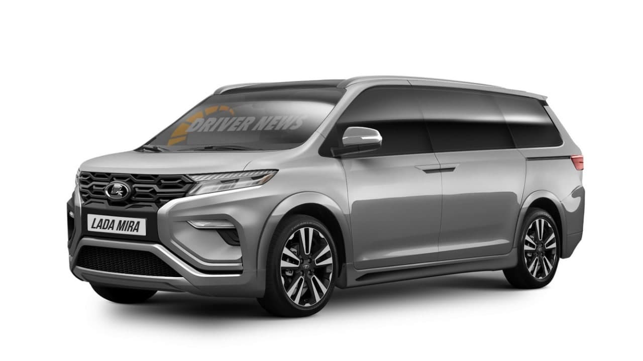 AvtoVAZ's dark horse: the LADA Mira maxivan is shown in the first rendering - Lada, AvtoVAZ, Render