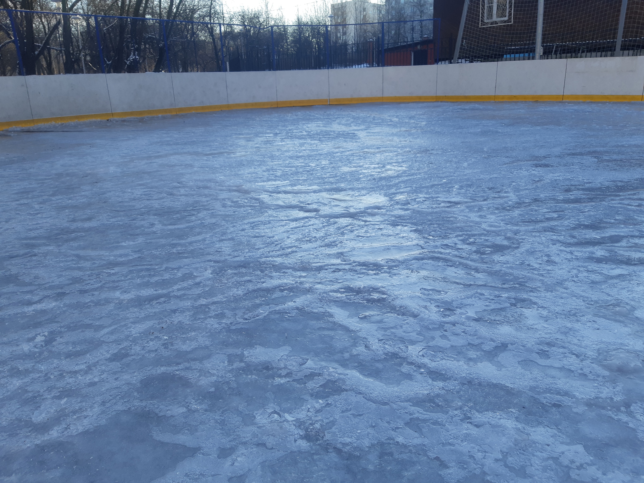 We finally got ice on the playground!!)) - My, Ice, Courtyard, Skates, Longpost