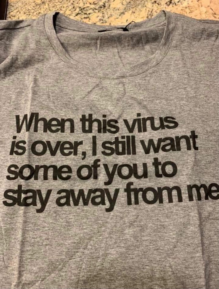 Nice print - Coronavirus, T-shirt, Distance, Print