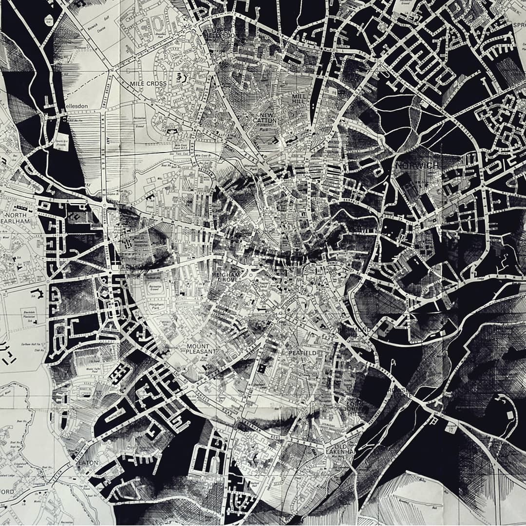 Artist Ed Fairburn - Artist, Hatching, World map, Geography, Longpost