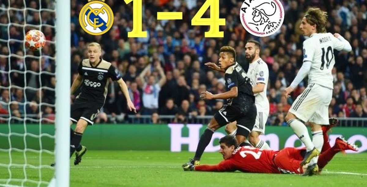 Одержали крупнейшее поражение. Аякс Реал 4 1. Реал Мадрид 4.1.4.1. Реал Мадрид Аякс. Аякс Реал 2012.