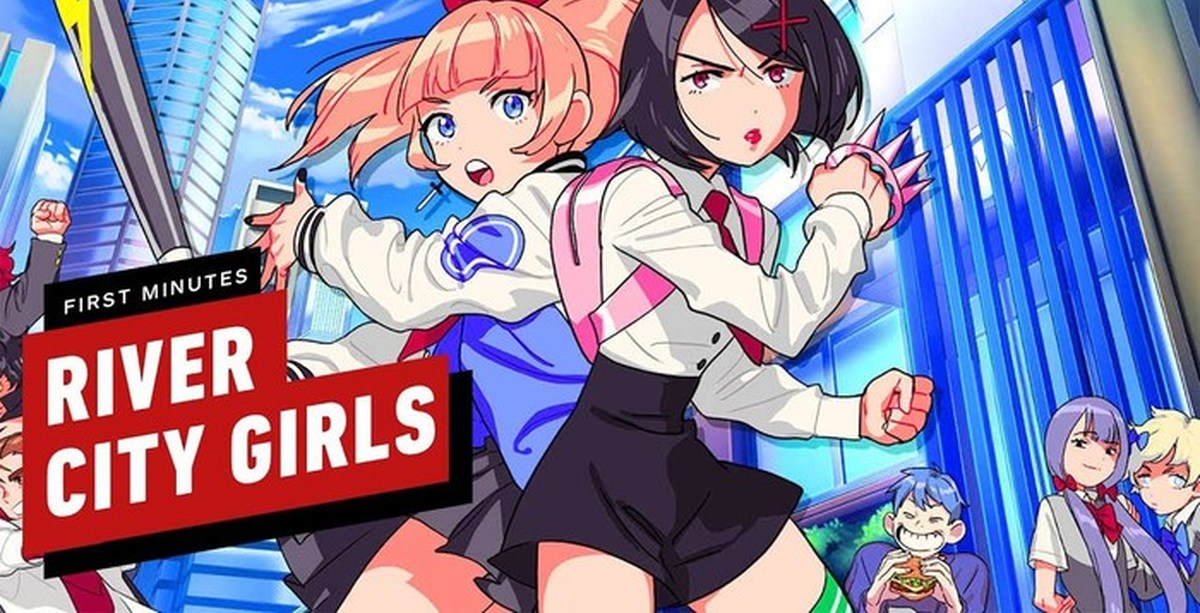 River city girls. Ривер Сити герлз ps4. Ривер Сити аниме. River City girls игра. Ривер Сити герлз геймплей.