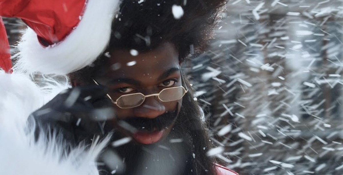Holiday x. Холидей Lil nas x. Lil nas Санта. Лил нас х Holiday. Lil nas x новогодний.